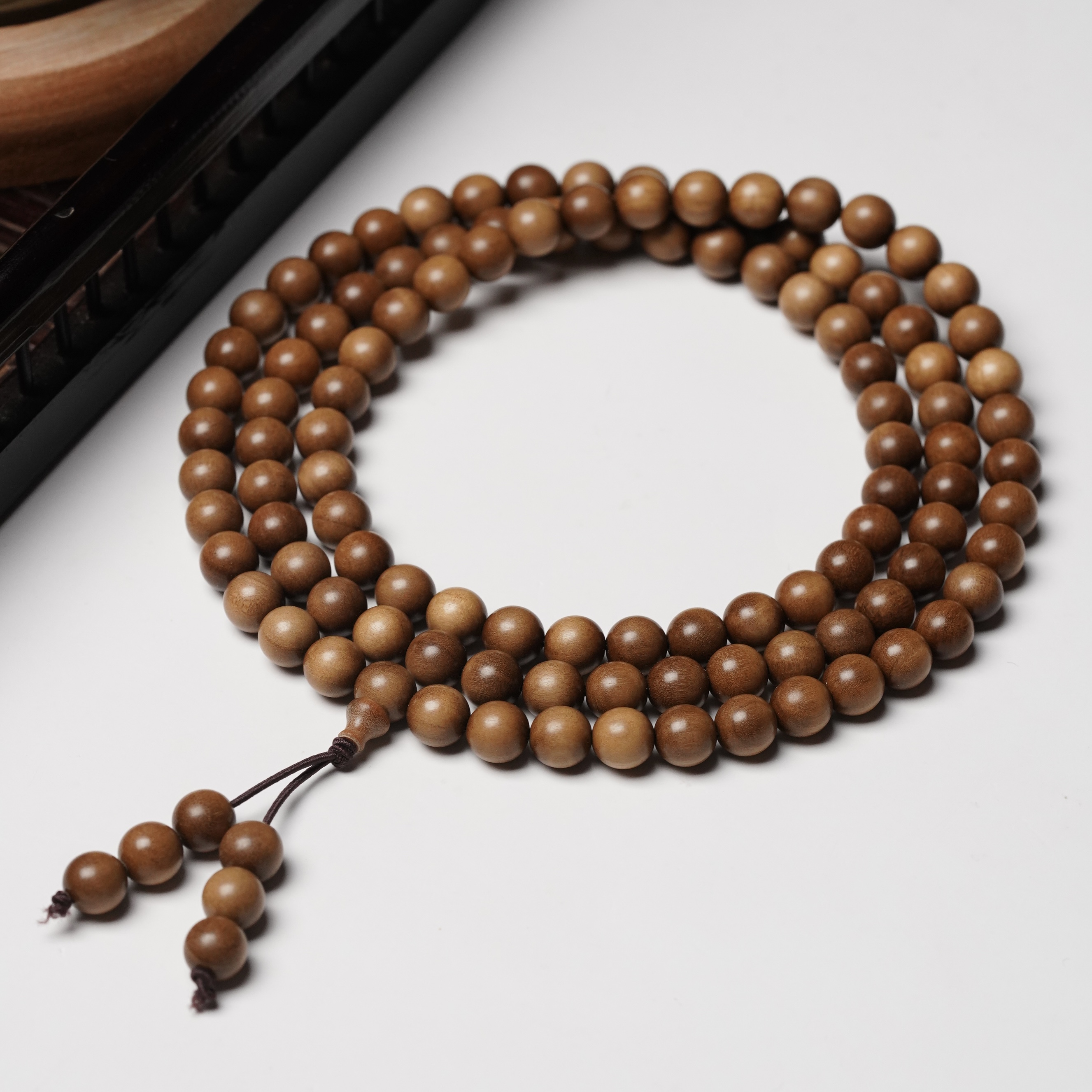 老山檀香0.8*108颗手串（多样性发其一）