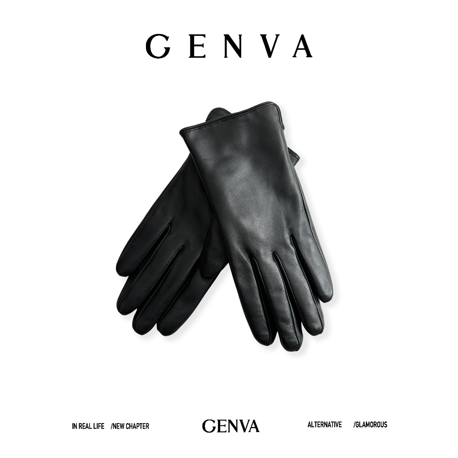 玖着“杜塞尔”百分百绵羊皮柔软细腻内里加绒保暖实用真皮手套