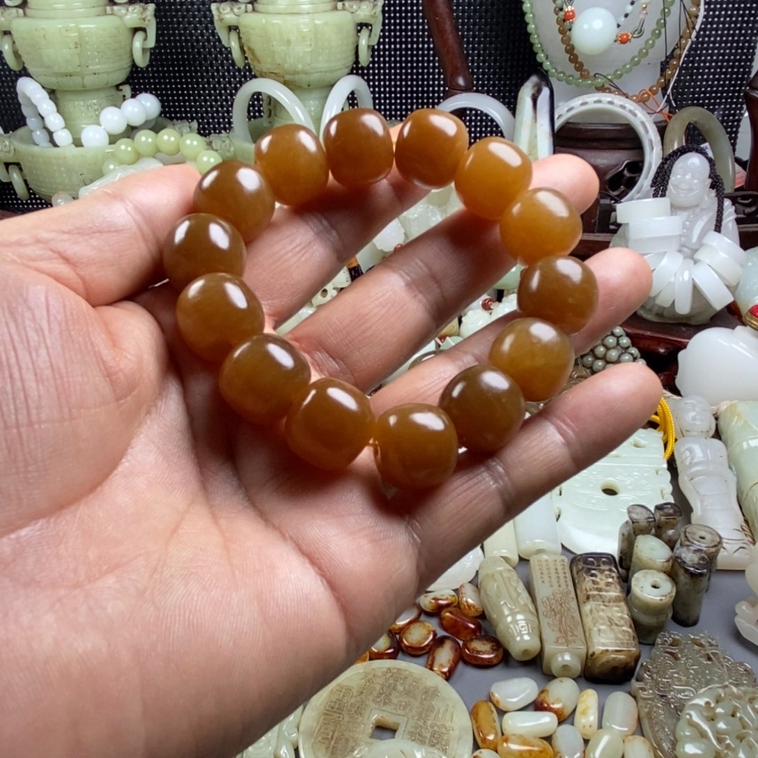 龙***5和田玉（糖玉）未镶嵌颈饰