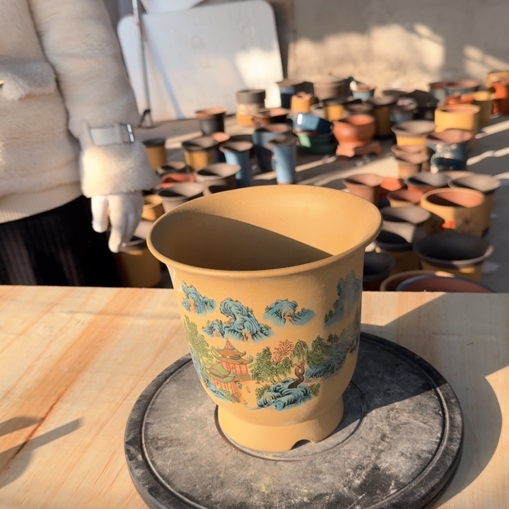 紫砂紫砂花盆s x c g