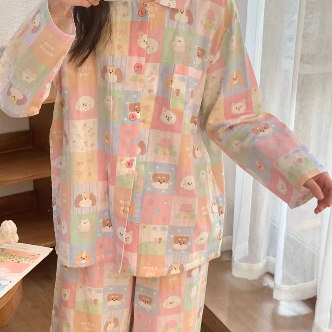 上新秋款棉纱家居服