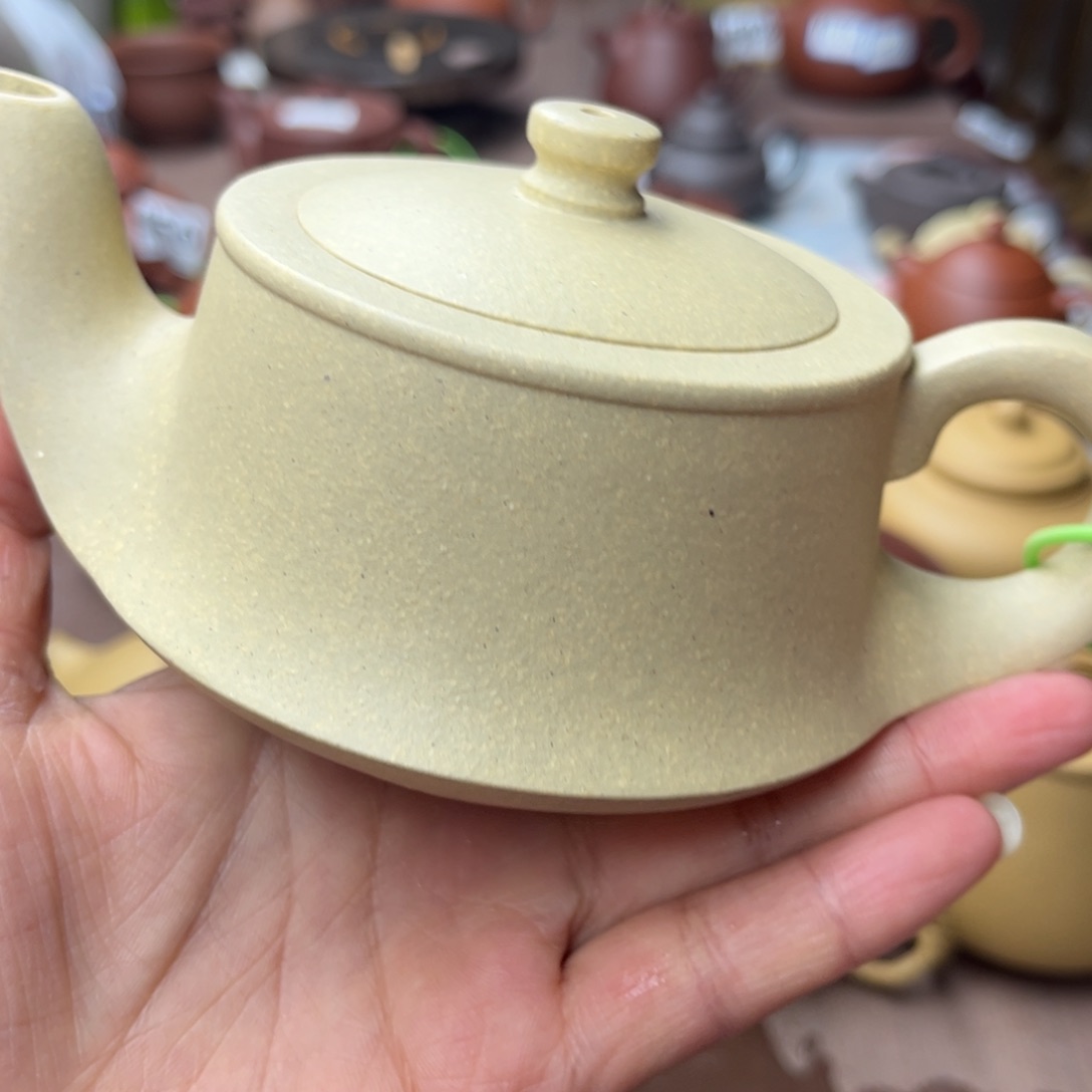 紫砂茶壶本绿大瑕疵240cc