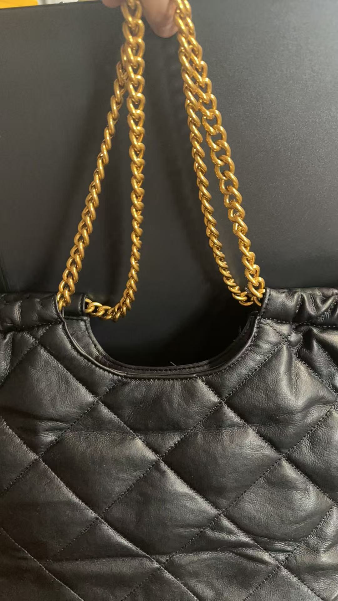 手工真皮包550631-U托特-阳-黑