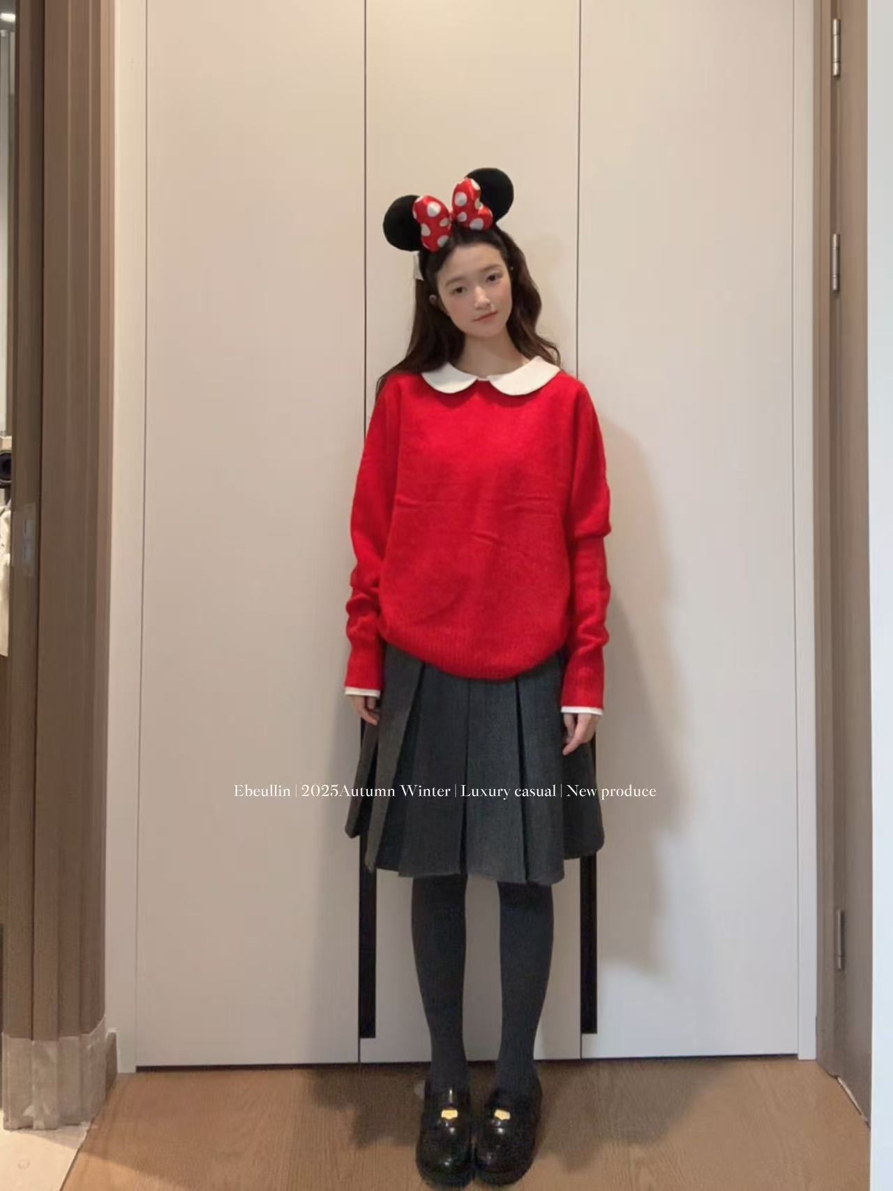 【Ebeullin自制】95%绵羊毛无缝针织毛衫  e509