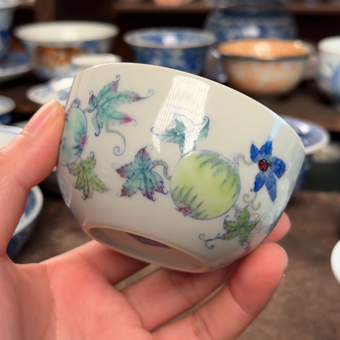 纯手工手绘青花瓷茶具