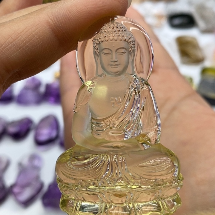 水晶颈饰未镶嵌艾***昵定制
