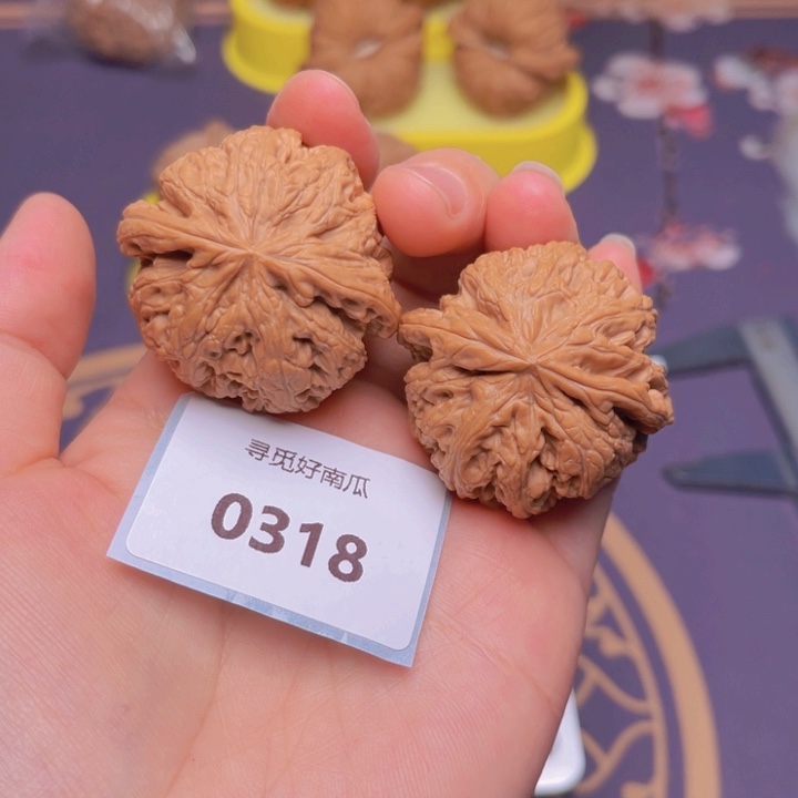 文玩核桃把件粗筋41尺0318