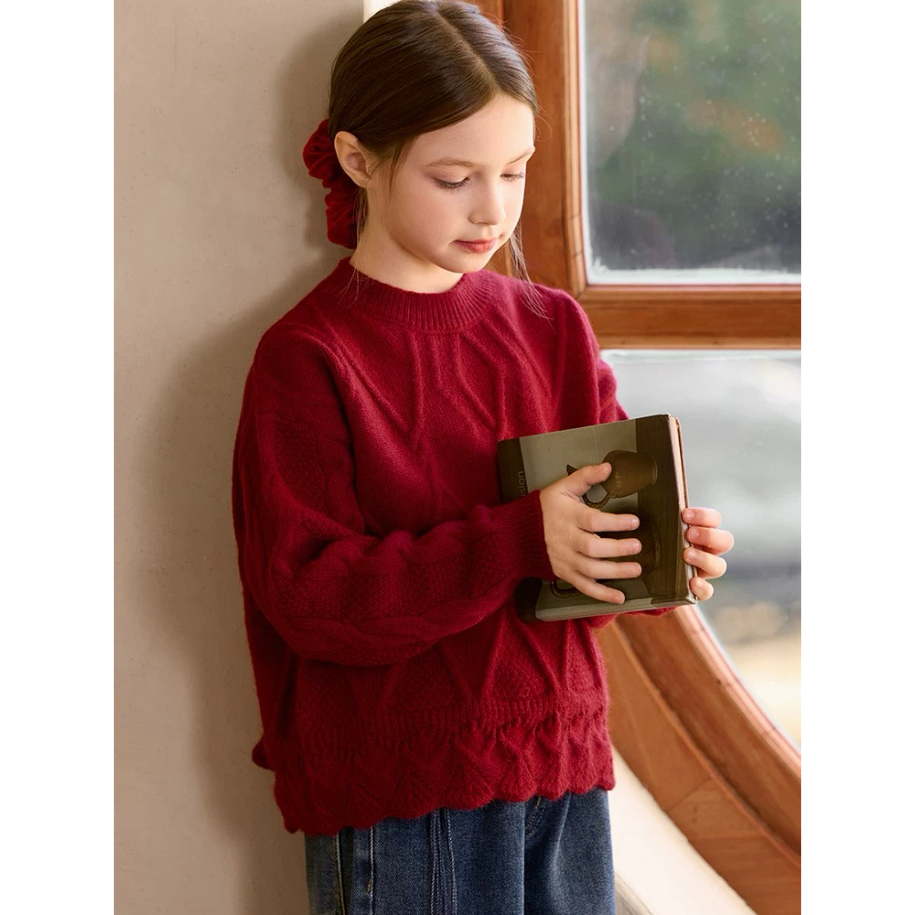 W童品，( 现货 ) <7299编码>2025新款女童毛衣