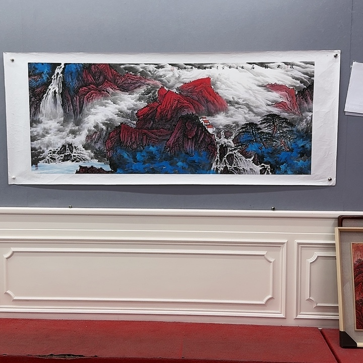 国画书法作品多次参加