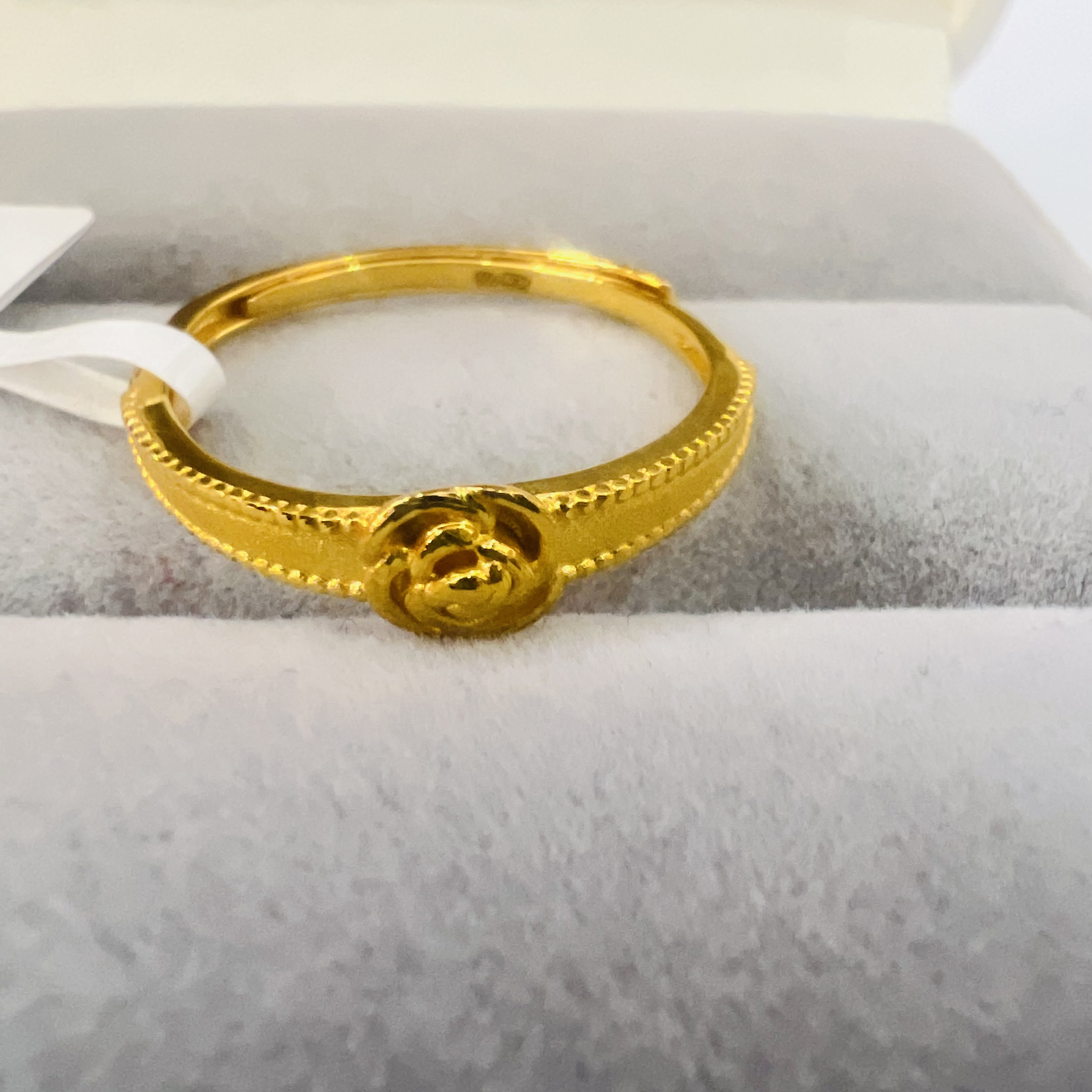 【夏夏专享】足金999饰品 时尚戒指 2.58 GP