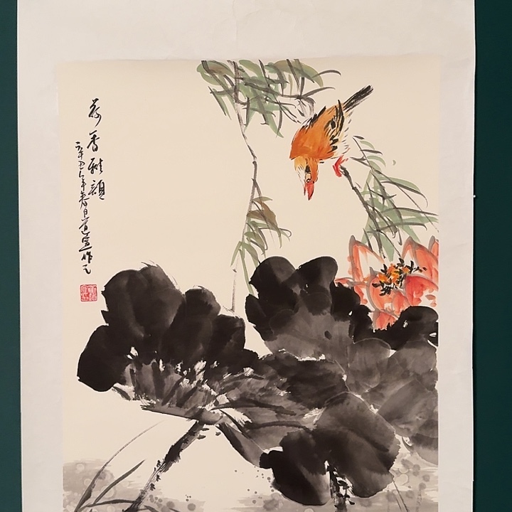 国画董老师作品画作
