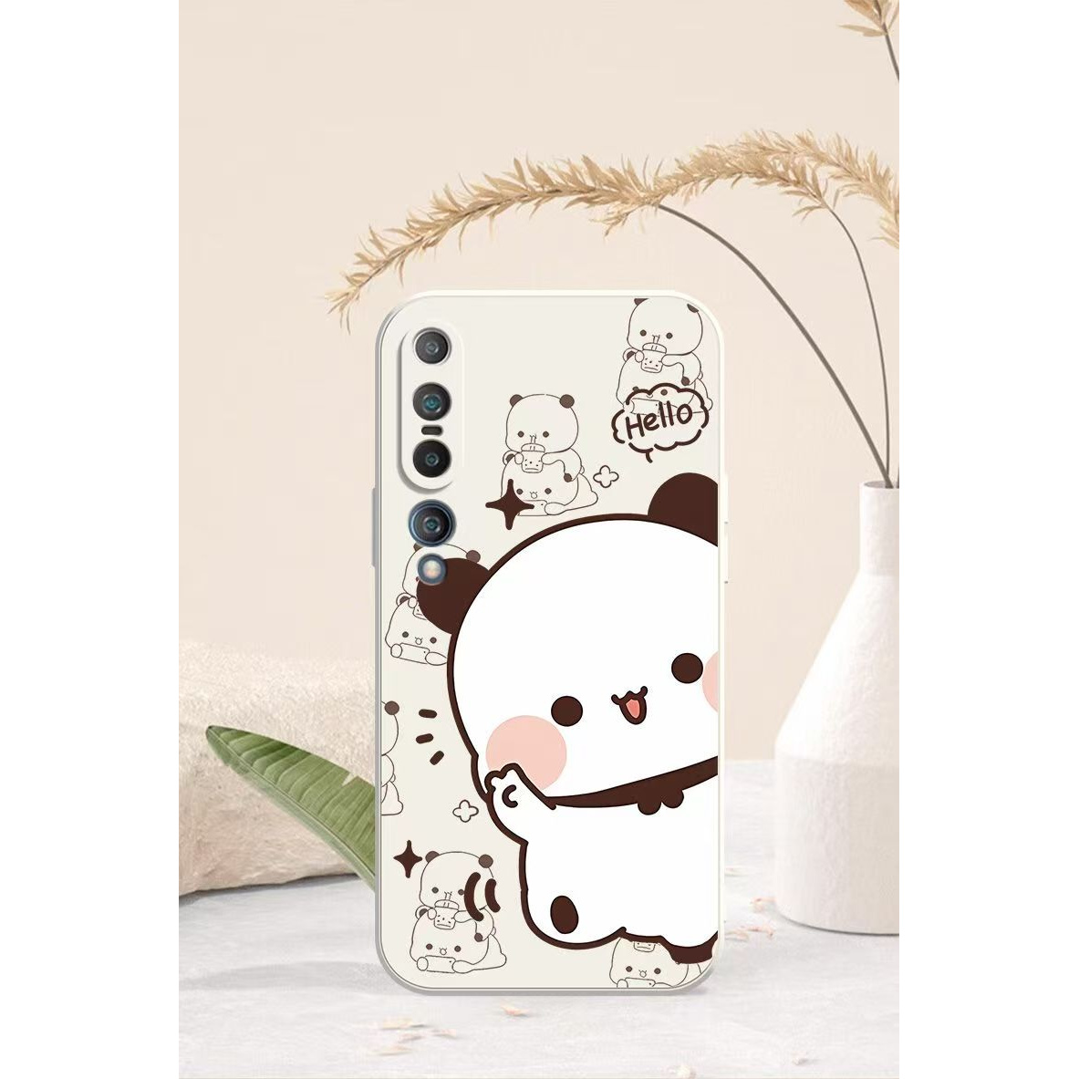 适用苹果16手机壳华为荣耀小米15液态硅胶软情侣小熊可爱保护套