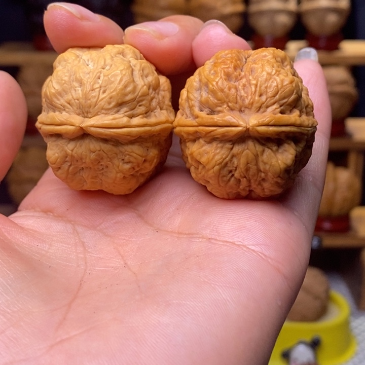 文玩核桃把件平头蟾14