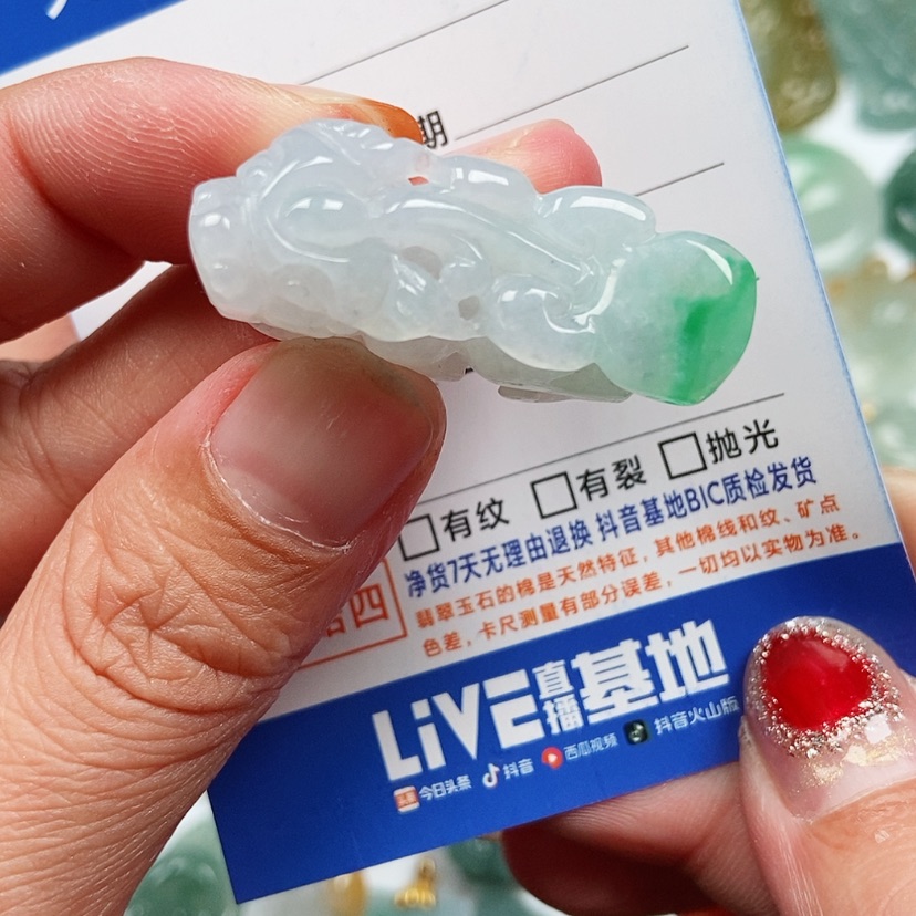 【闪购商品】翡翠颈饰未镶嵌貔貅