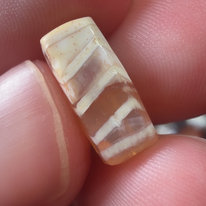 扇子虎纹满满朱砂。