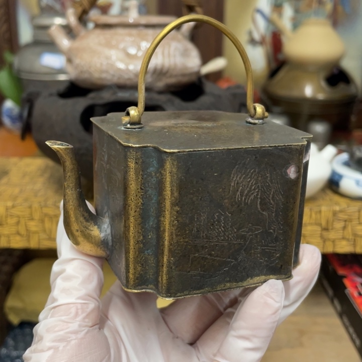 铜中古艺术品摆件