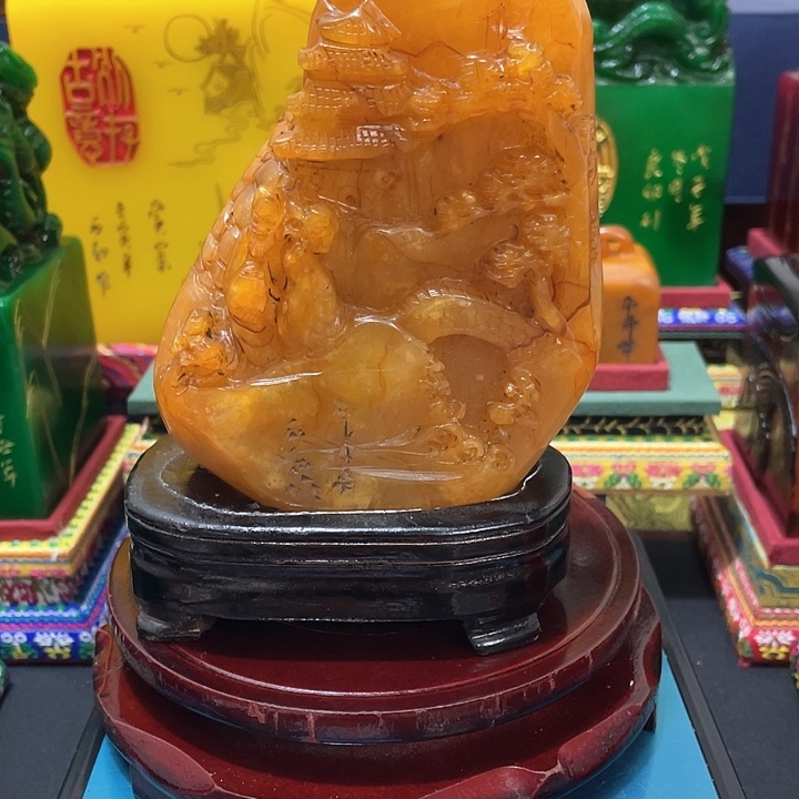 寿山石印石篆刻印章引首章闲章姓名章生日礼物