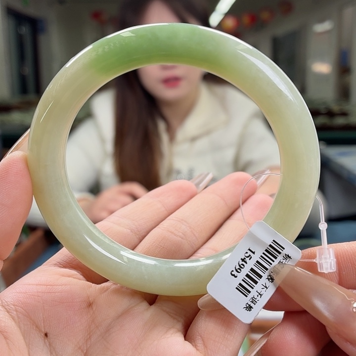 和田玉未镶嵌手镯6061