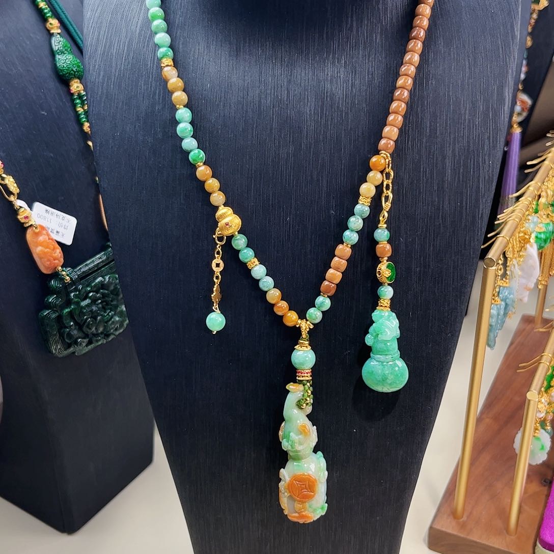 【闪购商品】翡翠项链未镶嵌葫芦