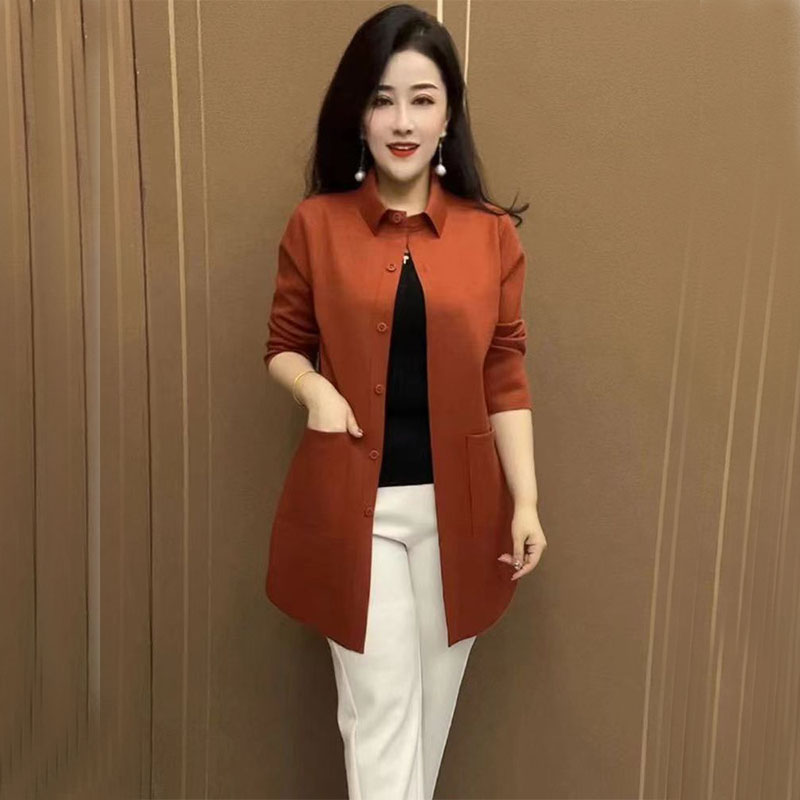 妈妈装2025年新款风衣百搭时尚显瘦中老年宽松大气舒适女装外套