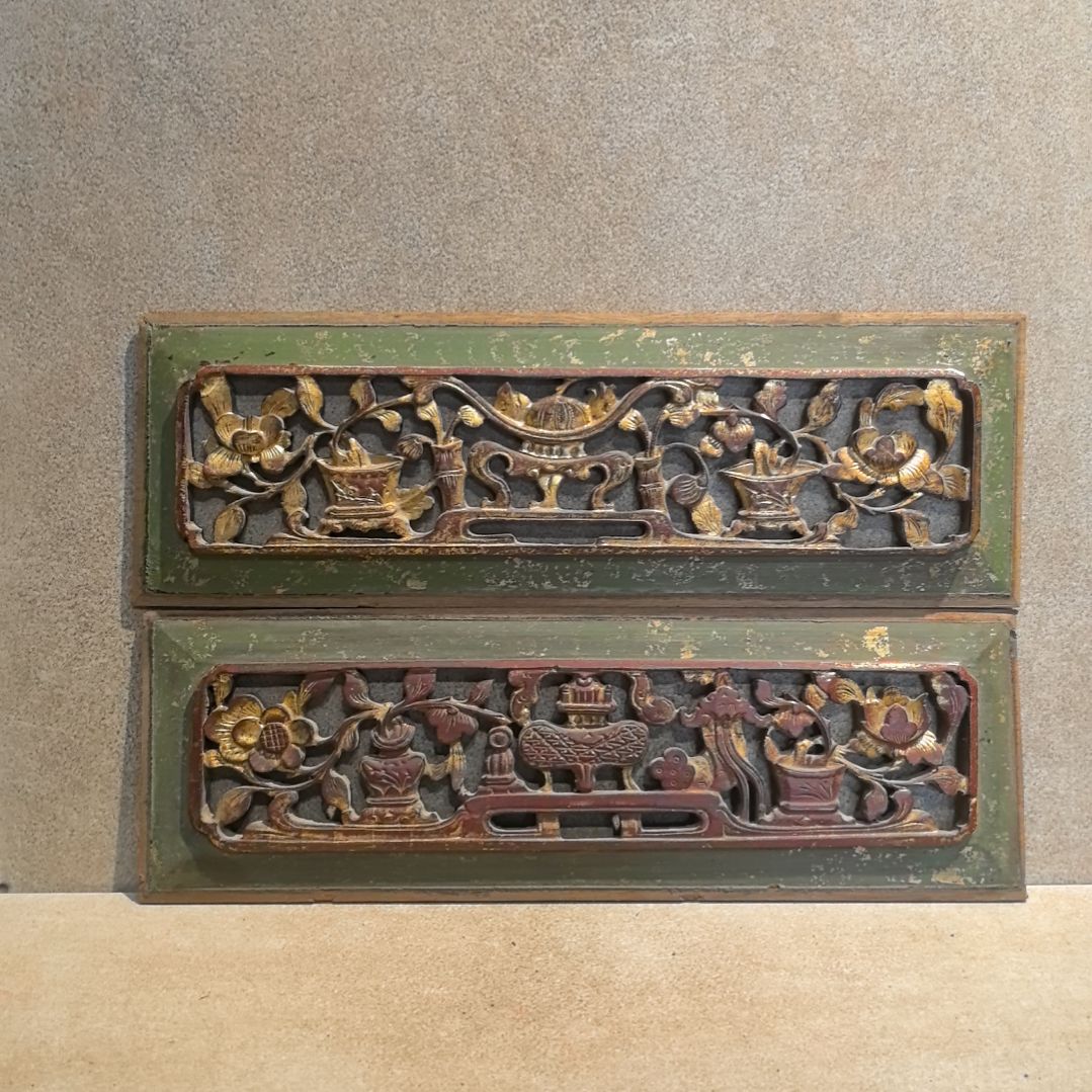 有机玻璃精工博古一对