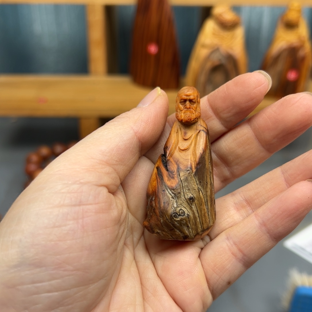 柏木崖柏木摆件手把件，18