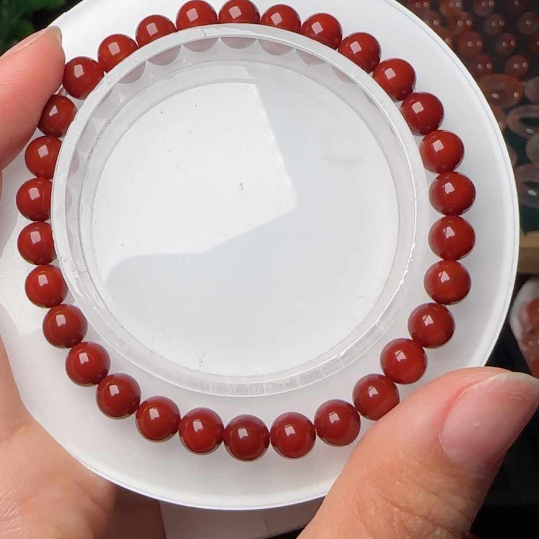 南红玛瑙颈饰未镶嵌