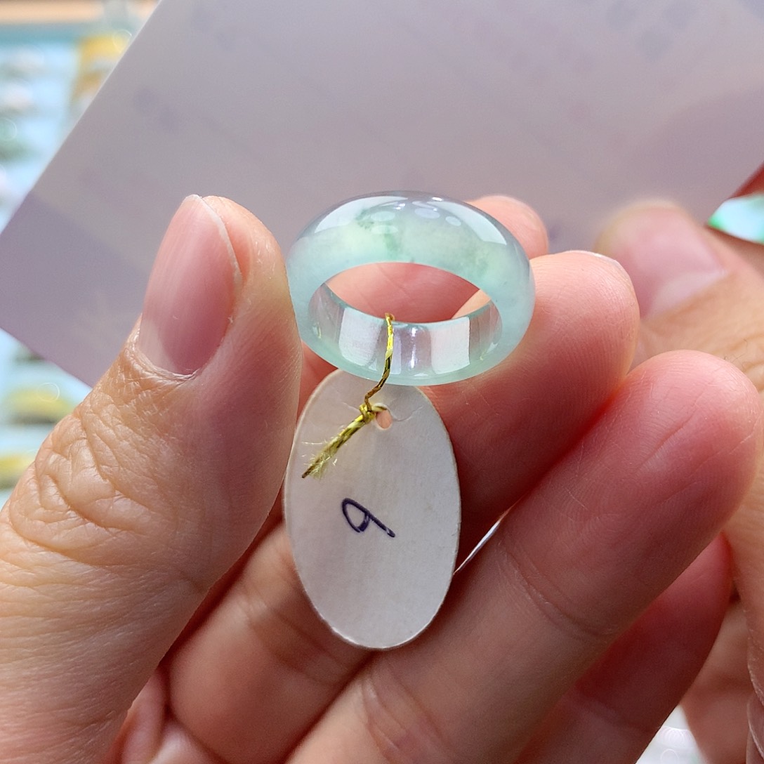 翡翠戒指未镶嵌Z*e6圈