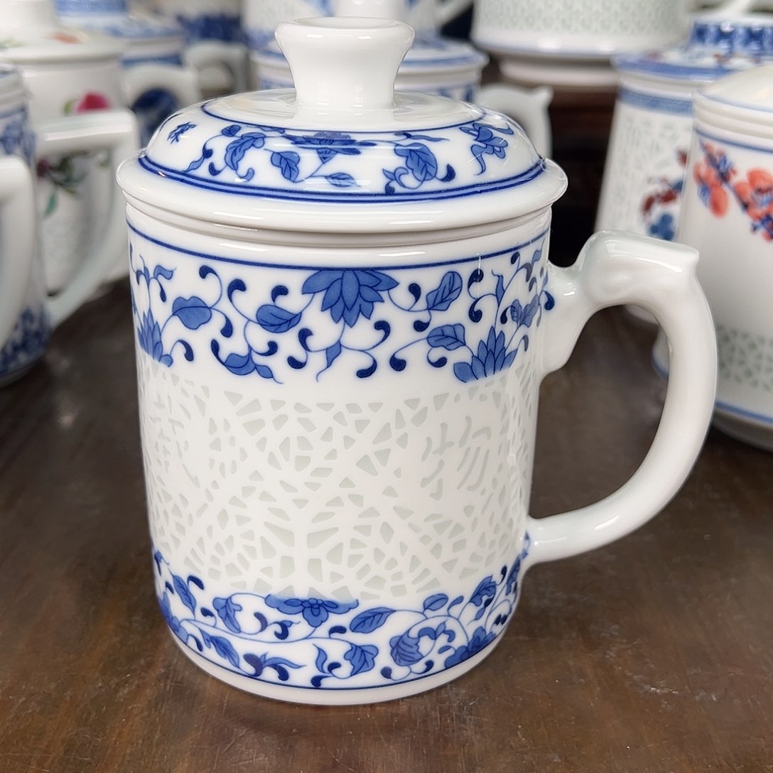 景德镇陶瓷高温办公杯