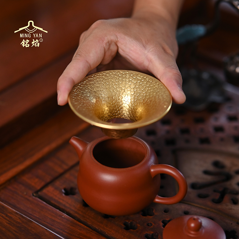 紫砂壶口放茶叶神器，茶叶茶具配套