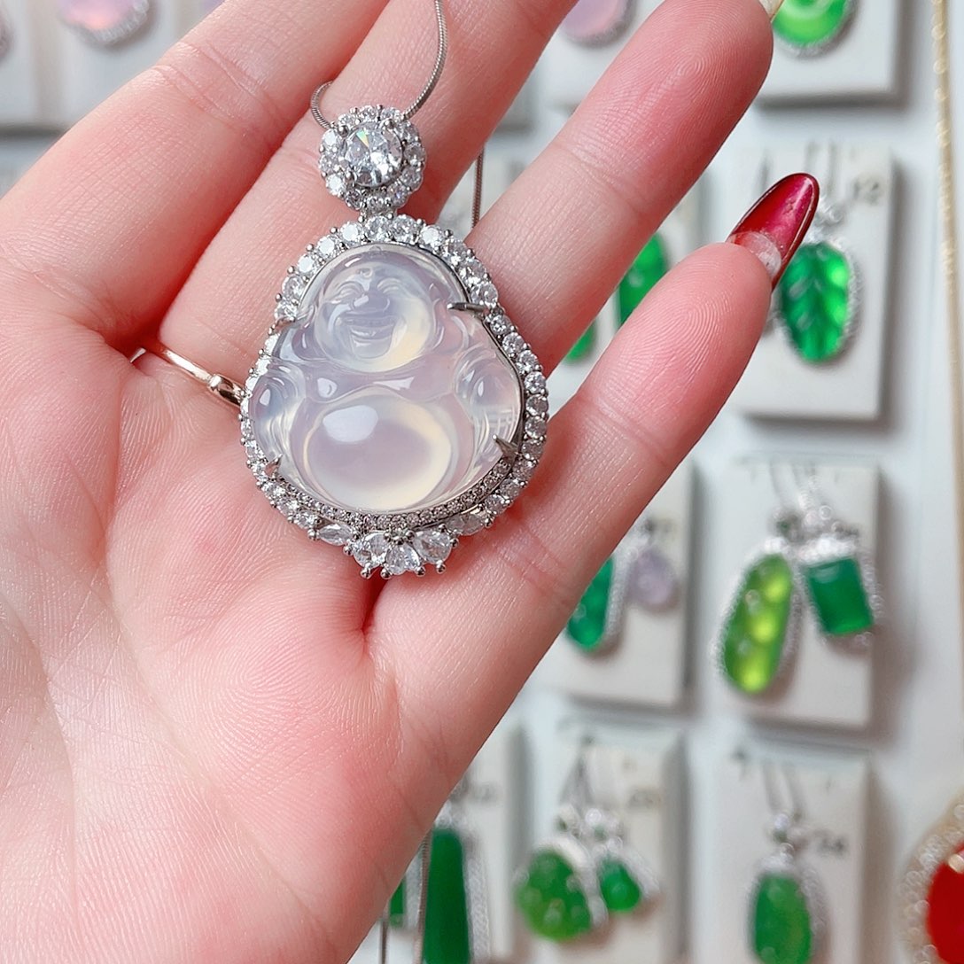 玛瑙/玉髓吊坠(赠链)未镶嵌