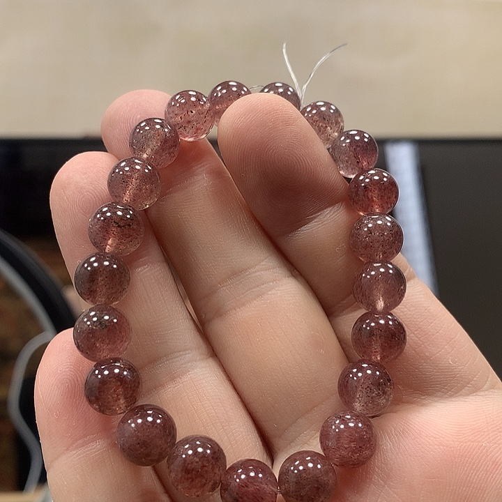 水晶手链未镶嵌草莓晶