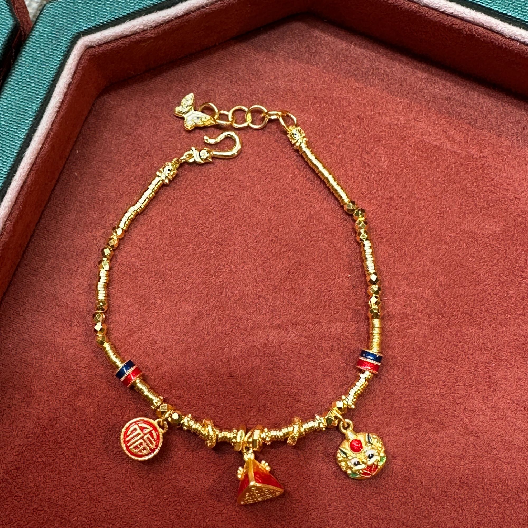 足金999【萌兽纳福手链】