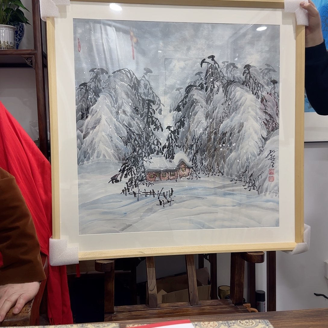 国画艺术家的作品