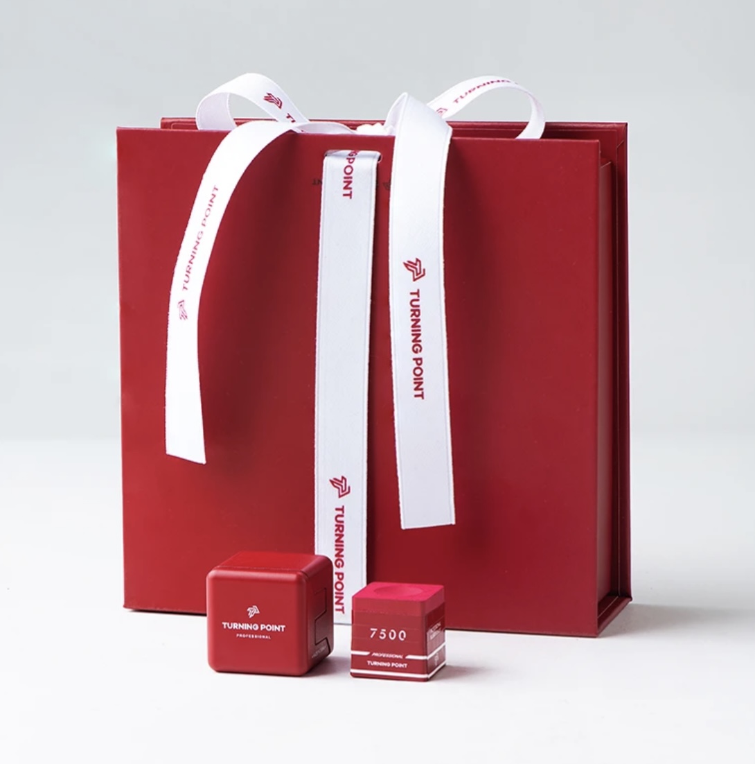 TP7500红色巧克粉出格红专属礼盒新款职业带磁吸中八斯诺克九球款