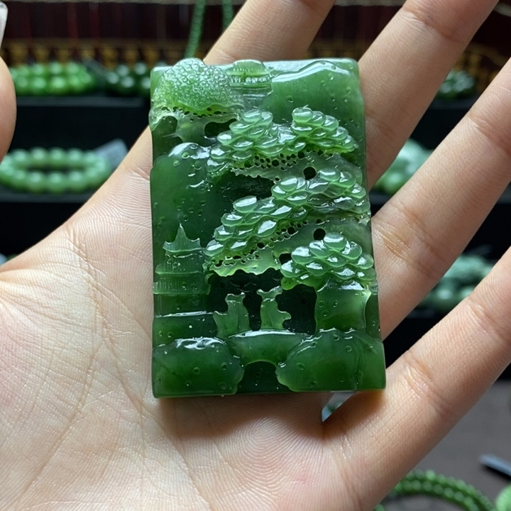 和田玉吊坠未镶嵌