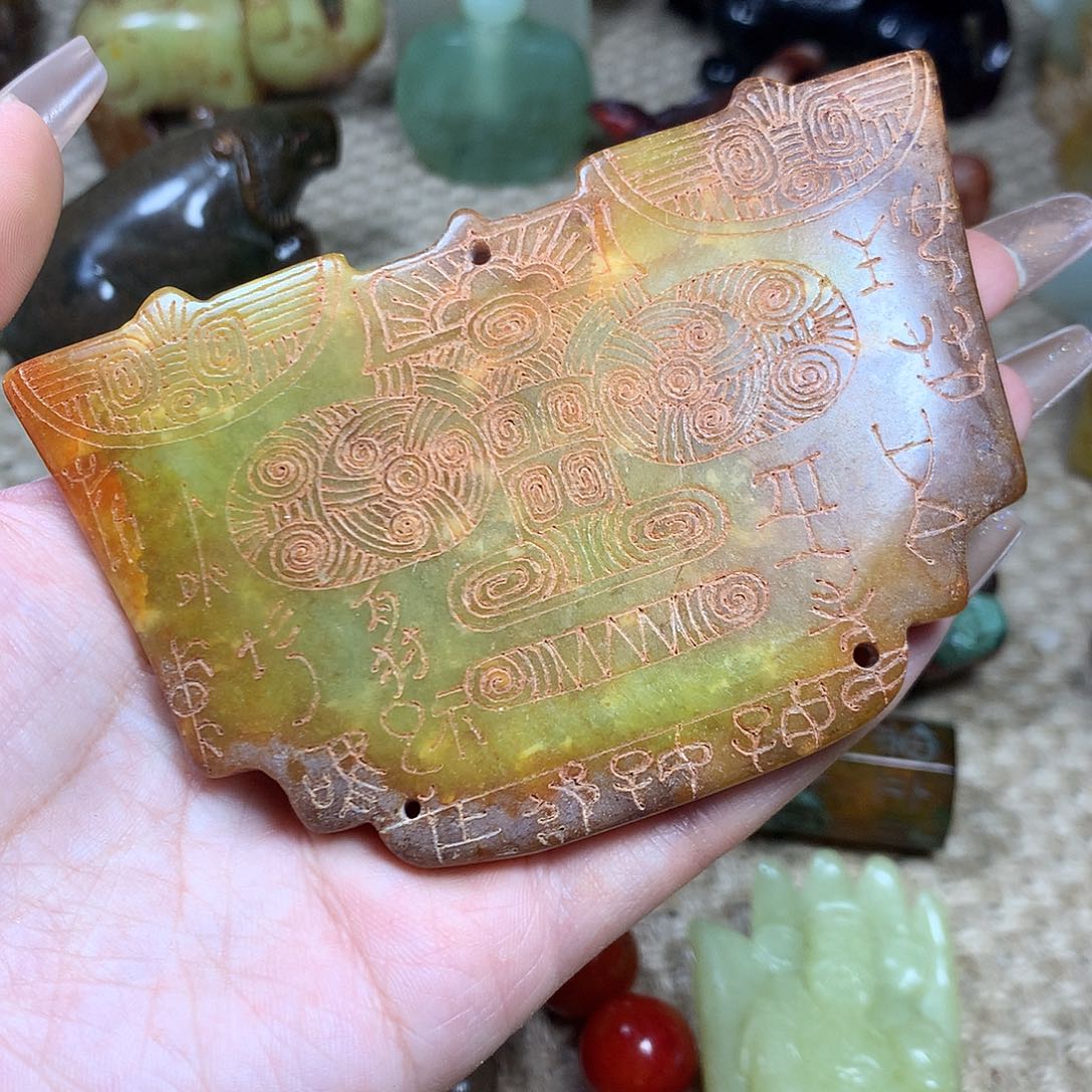 白玉菩提吊坠挂件