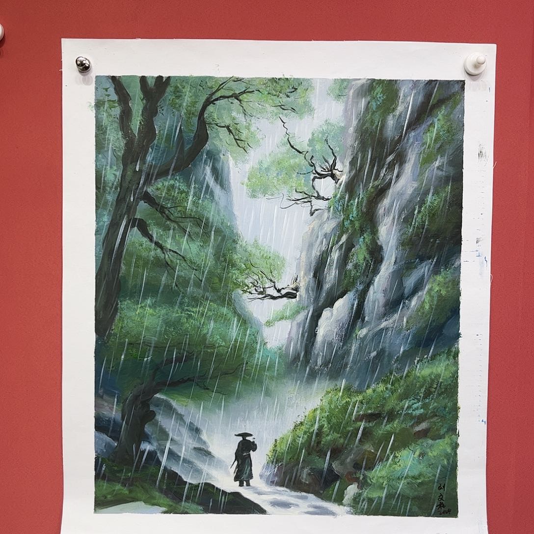 油画刘文桂油画作品