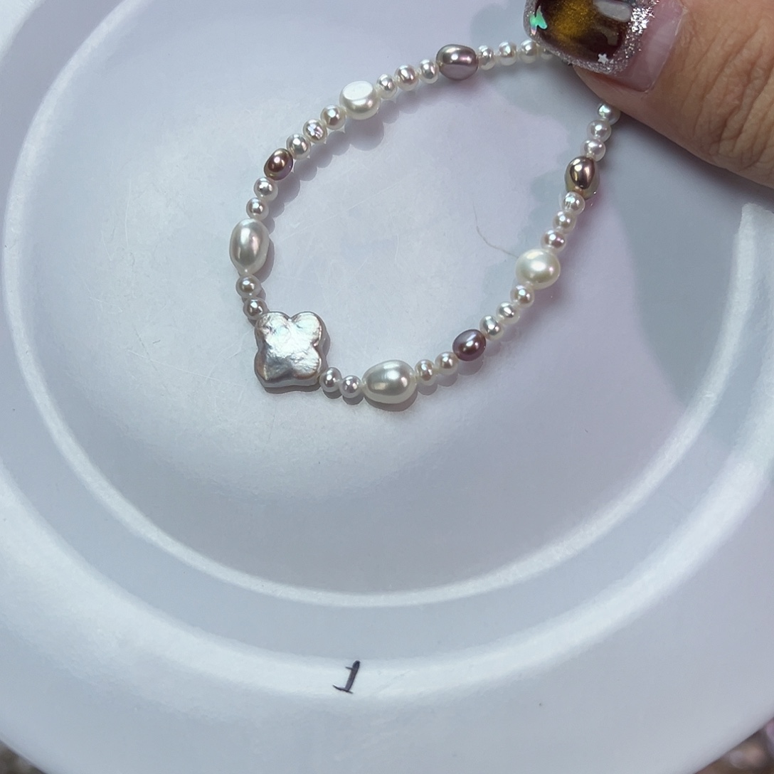 手绳淡水珍珠钛钢