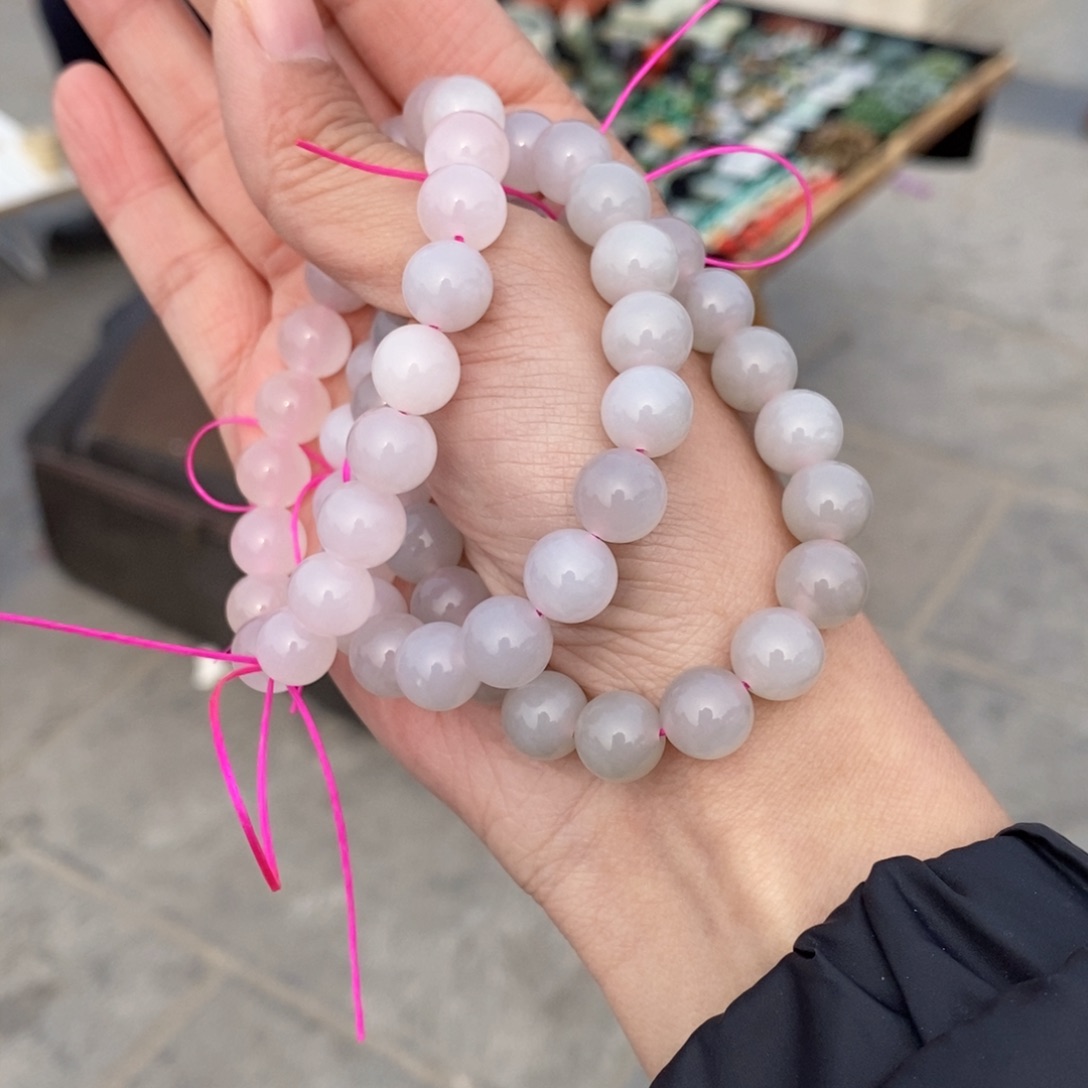 和田玉手串未镶嵌多样性发货 拍一发一