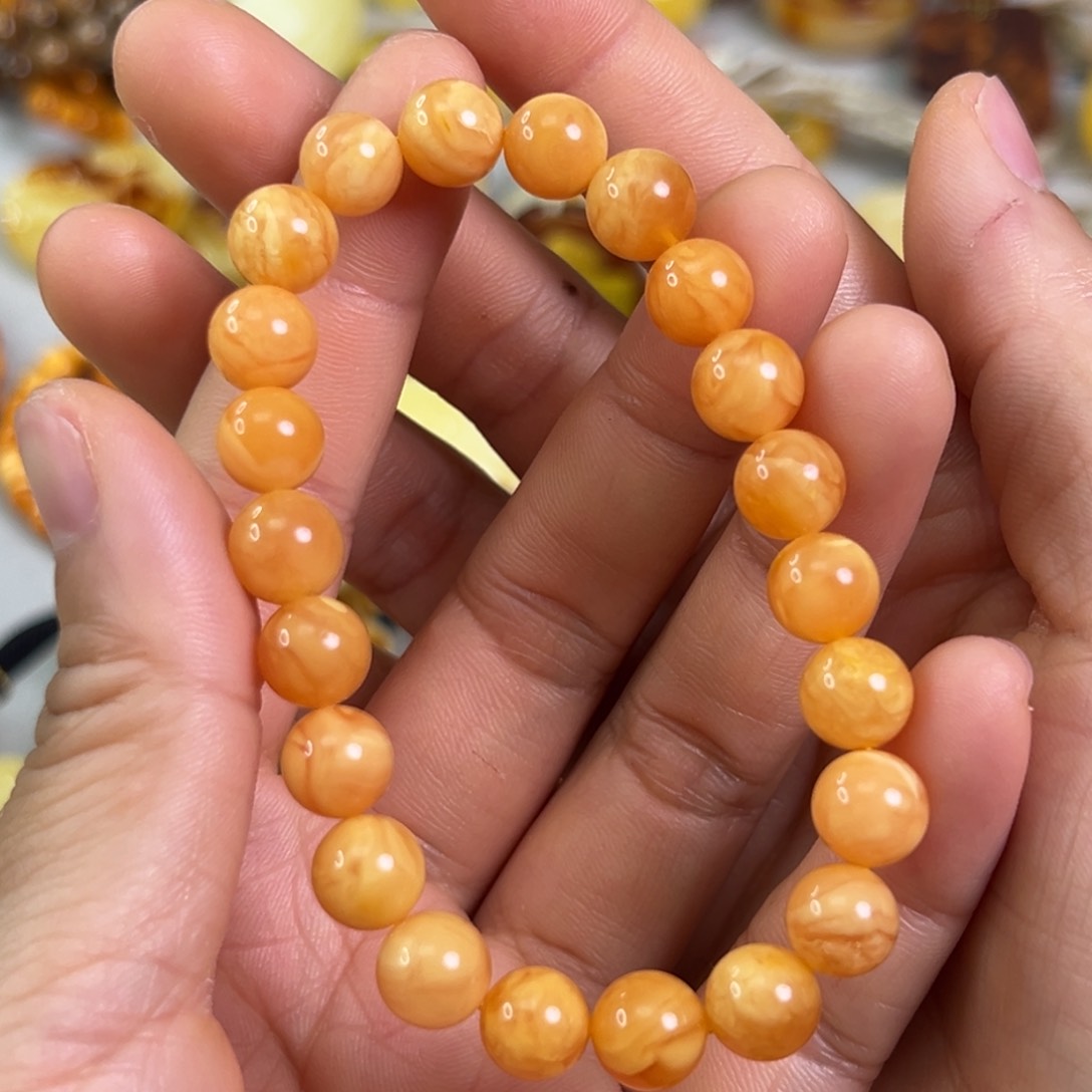 蜜蜡裸石未镶嵌蜜蜡