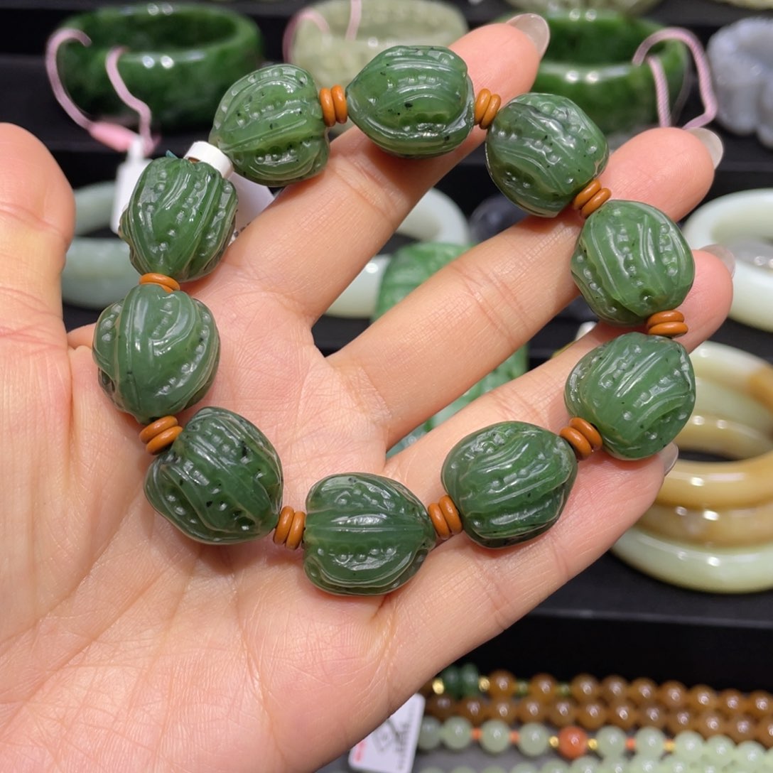 和田玉手链未镶嵌