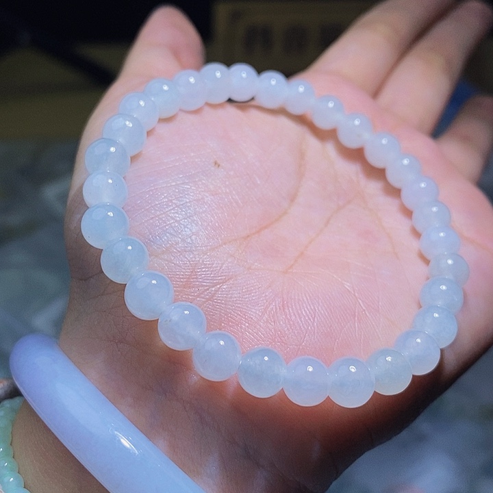 未镶嵌手串翡翠天然缅甸A货翡翠6.9