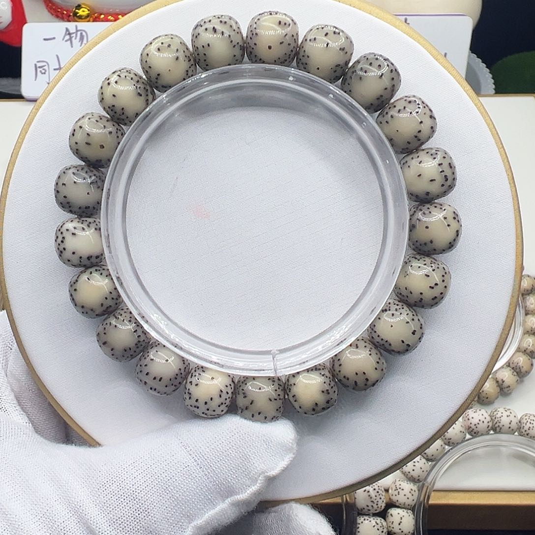 星月菩提手串冰糖11✖️10双留白月朗星稀毕业级