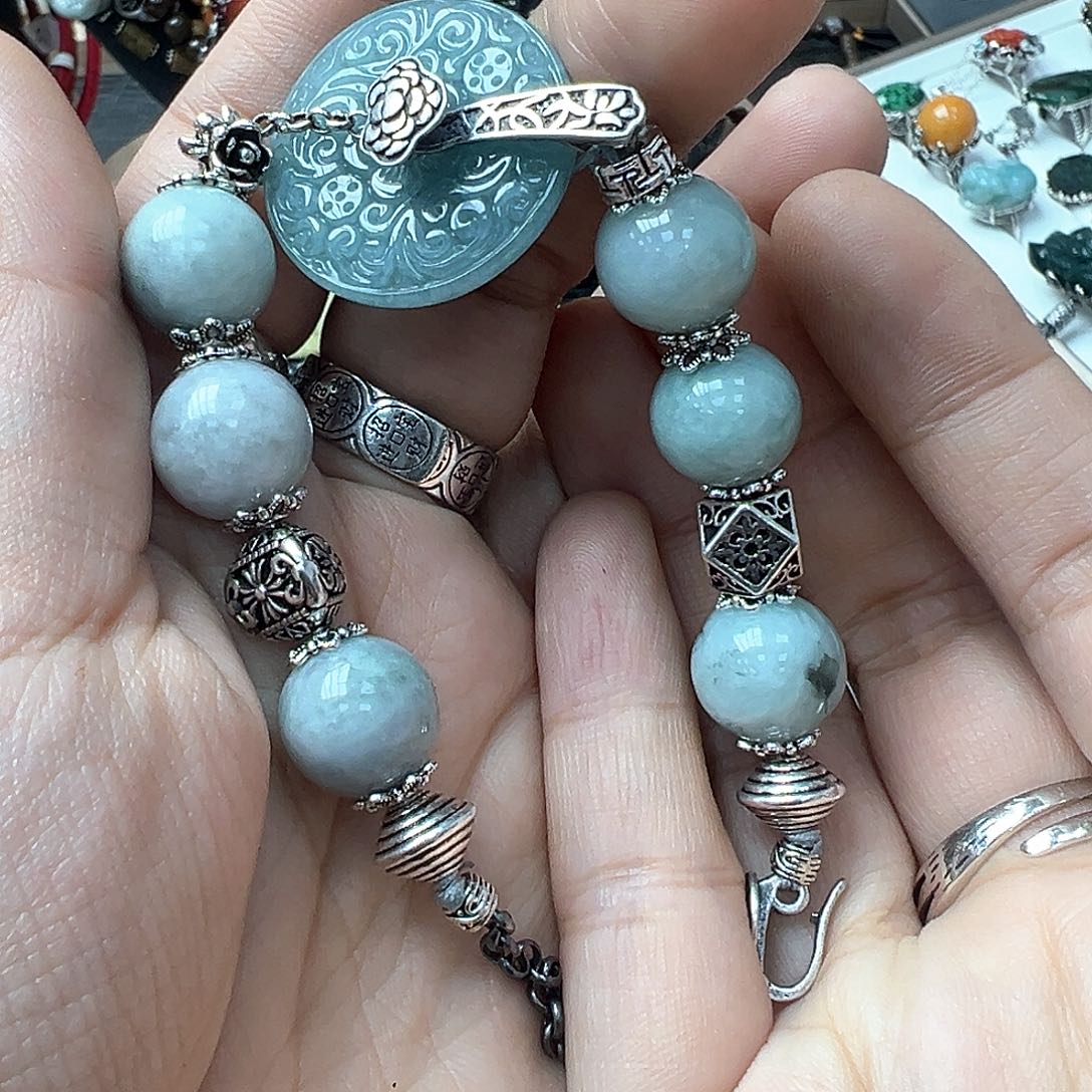 翡翠戒指未镶嵌s*炸