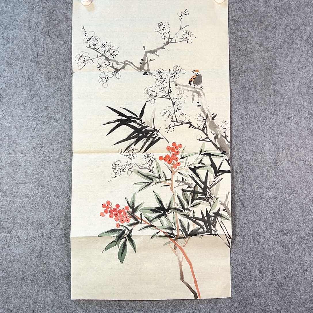 国画382 花鸟和蝴蝶都很美哦