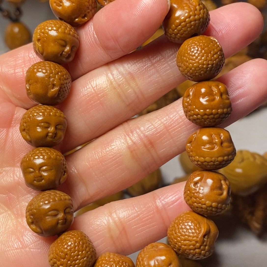 橄榄核手串/手链猴头宝宝佛