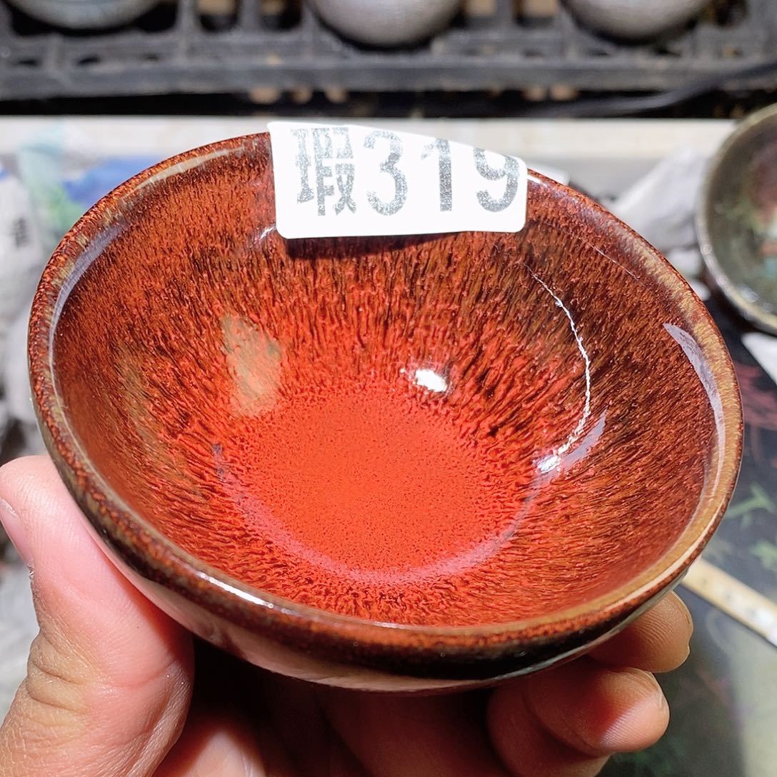 茶盏微瑕建盏主人杯子