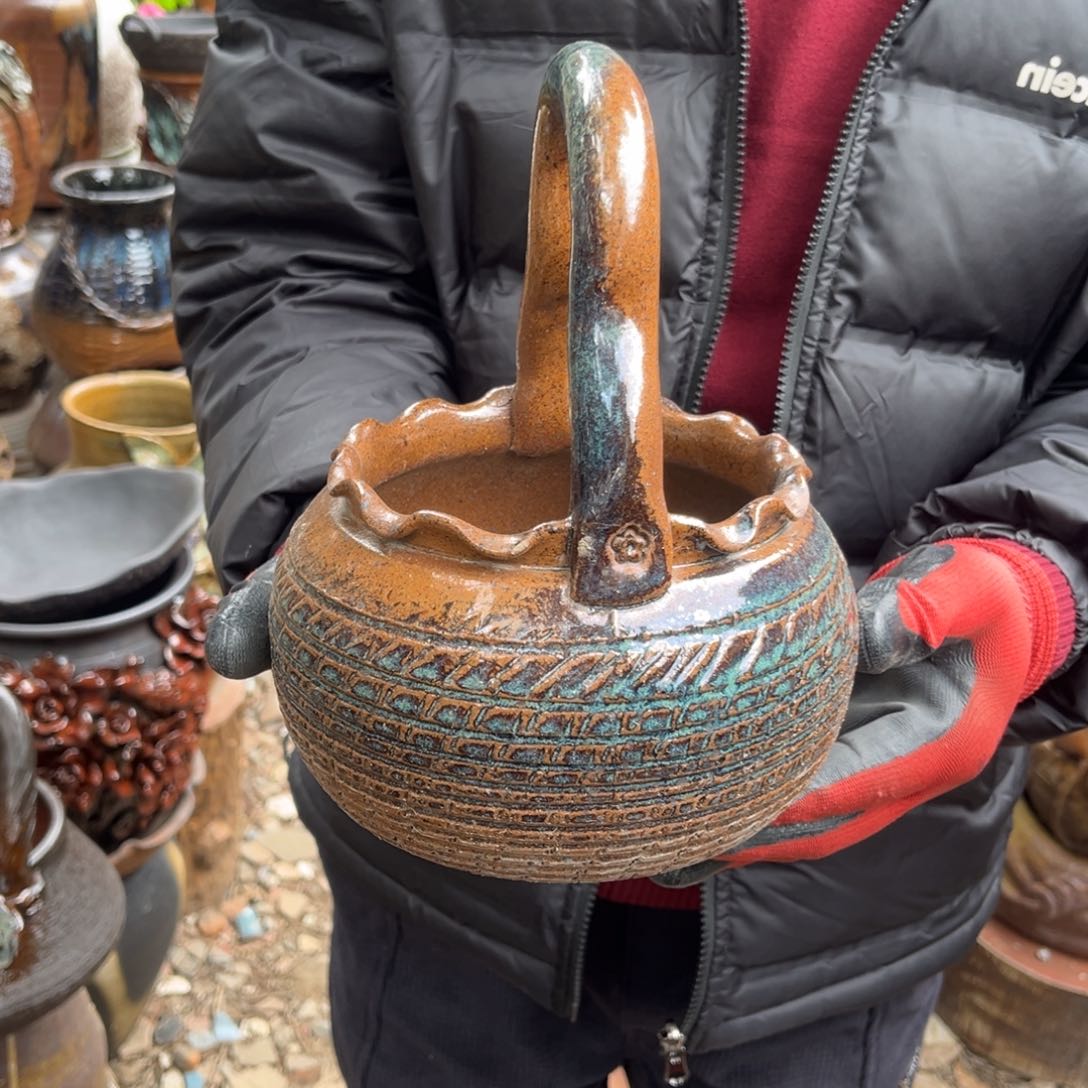 红陶高10口14无孔