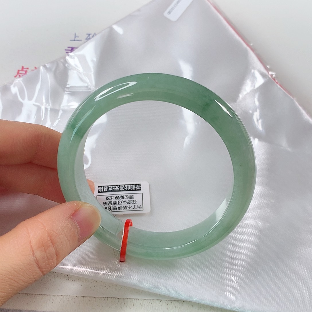 翡翠未镶嵌手镯 正圈①③③